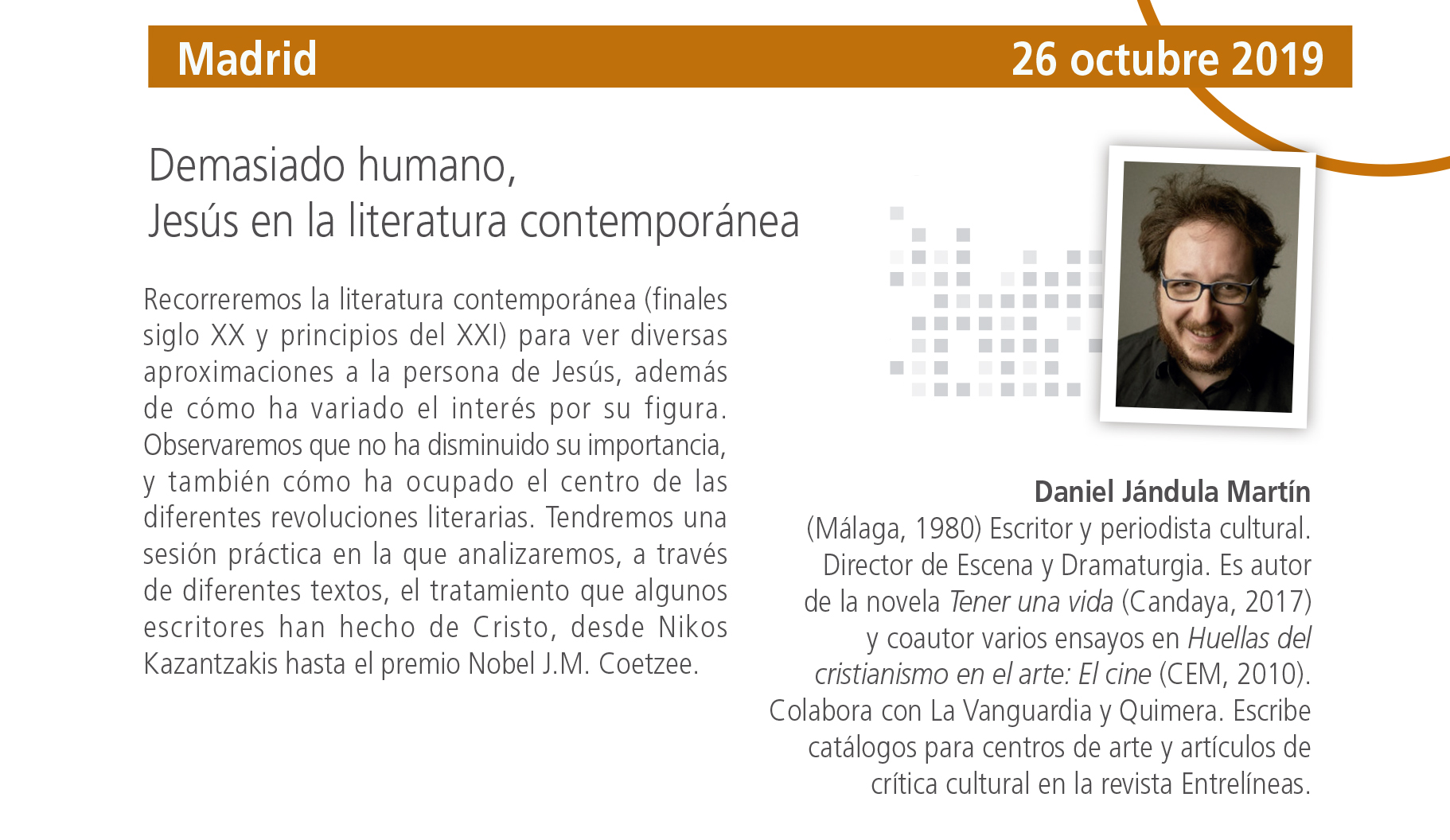 Anuncio Taller Breve 2019-10-26 Madrid