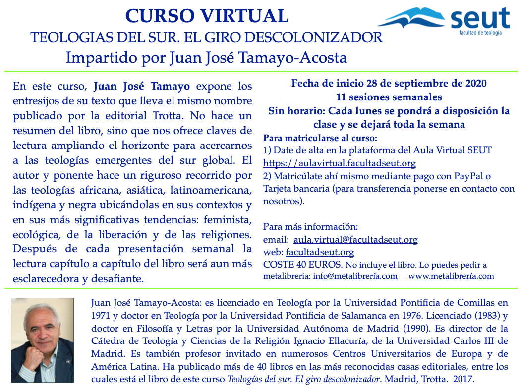 Curso Teologías del Sur